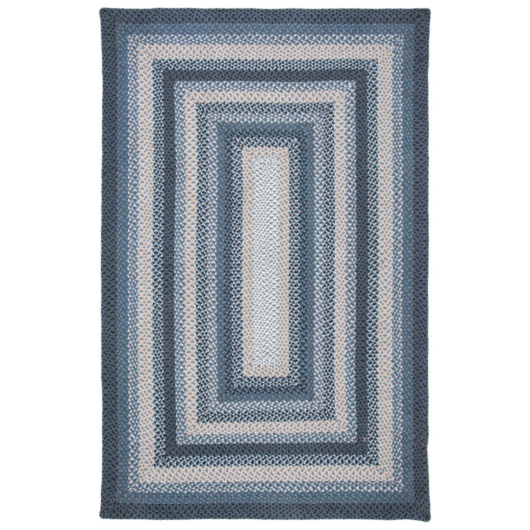 SAFAVIEH Braided BRD651H Handwoven Dark Grey / Blue Rug Image 10