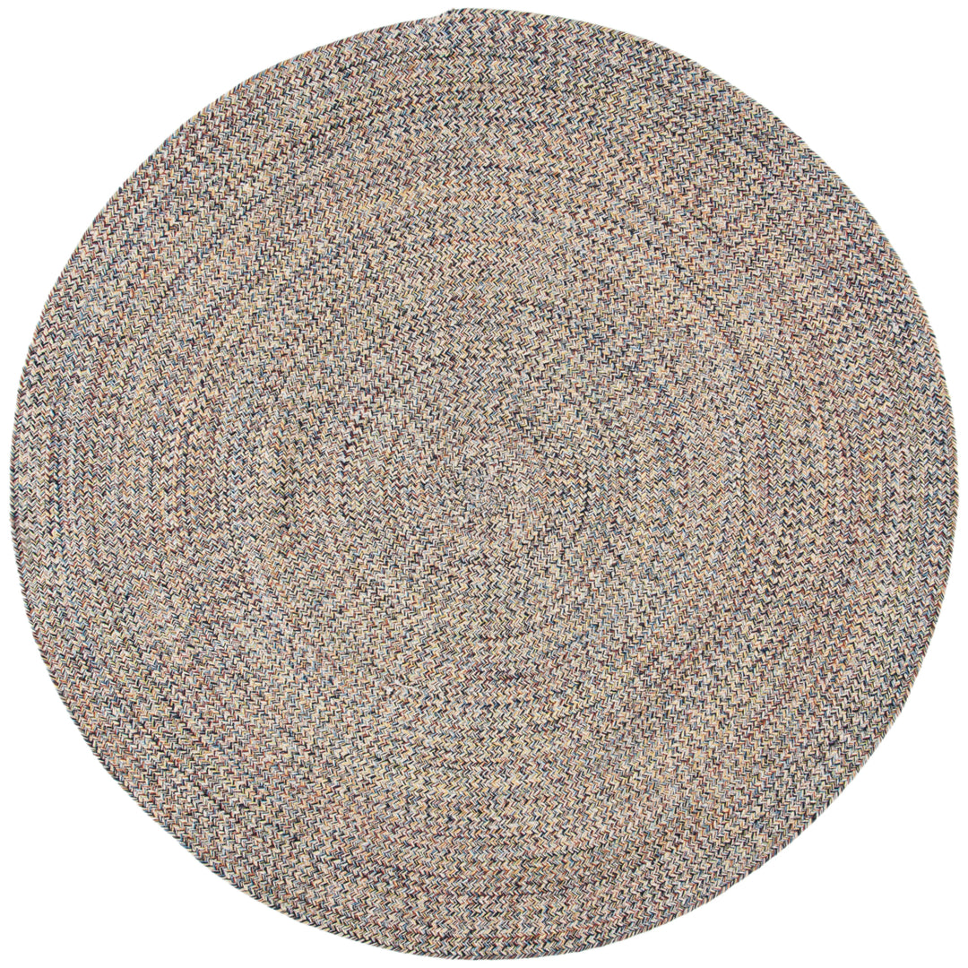 SAFAVIEH Braided BRD701M Handwoven Blue / Ivory Rug Image 1