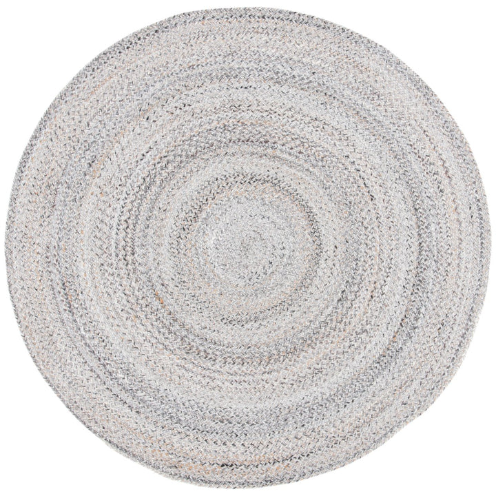 SAFAVIEH Braided Collection BRD851F Handwoven Grey Rug Image 4