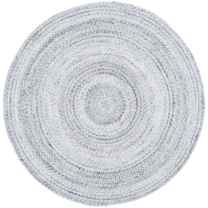 SAFAVIEH Braided Collection BRD851G Handwoven Silver Rug Image 5