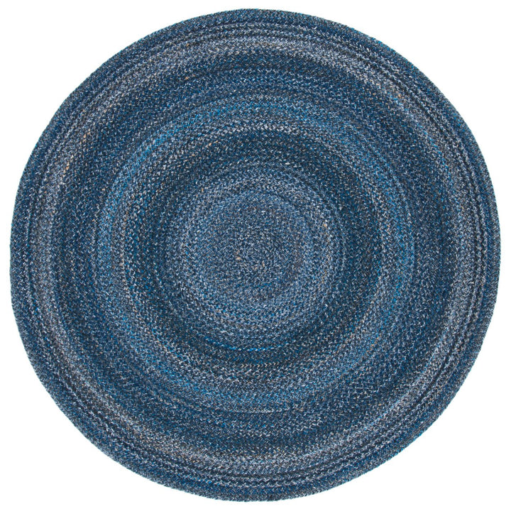 SAFAVIEH Braided Collection BRD851N Handwoven Navy Rug Image 4
