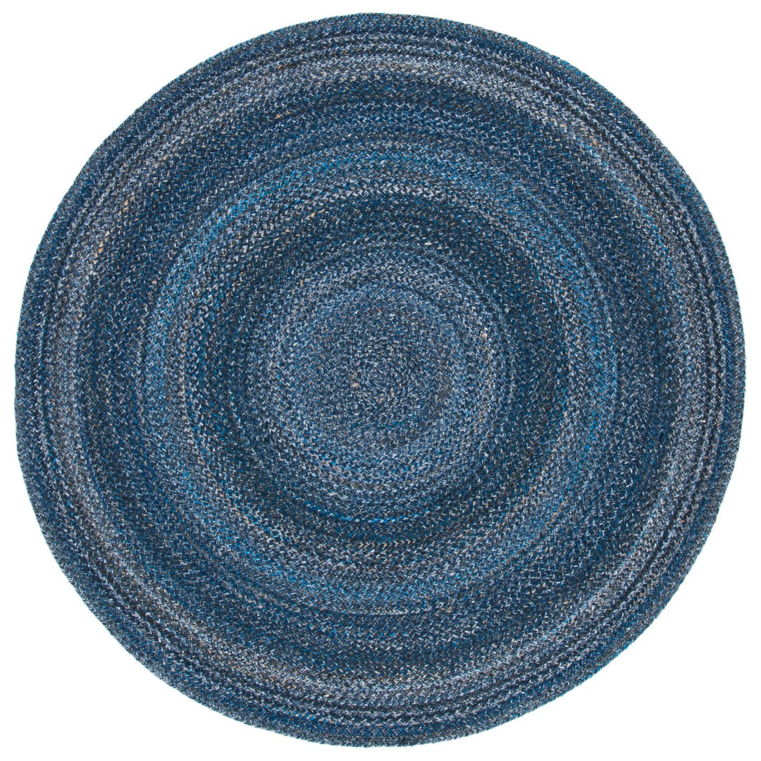 SAFAVIEH Braided Collection BRD851N Handwoven Navy Rug Image 1