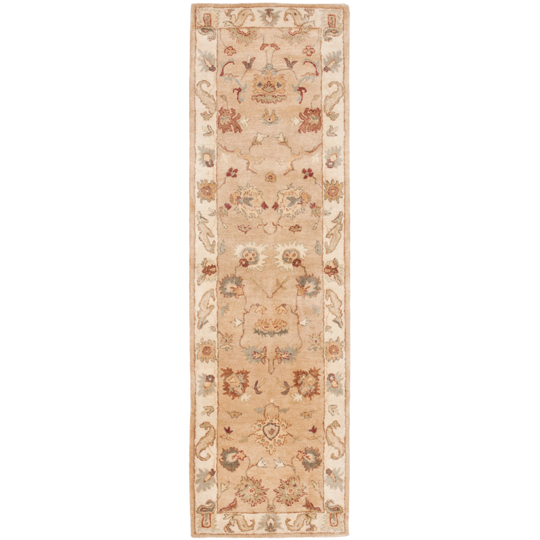 SAFAVIEH Bergama BRG136A Handmade Taupe / Ivory Rug Image 5