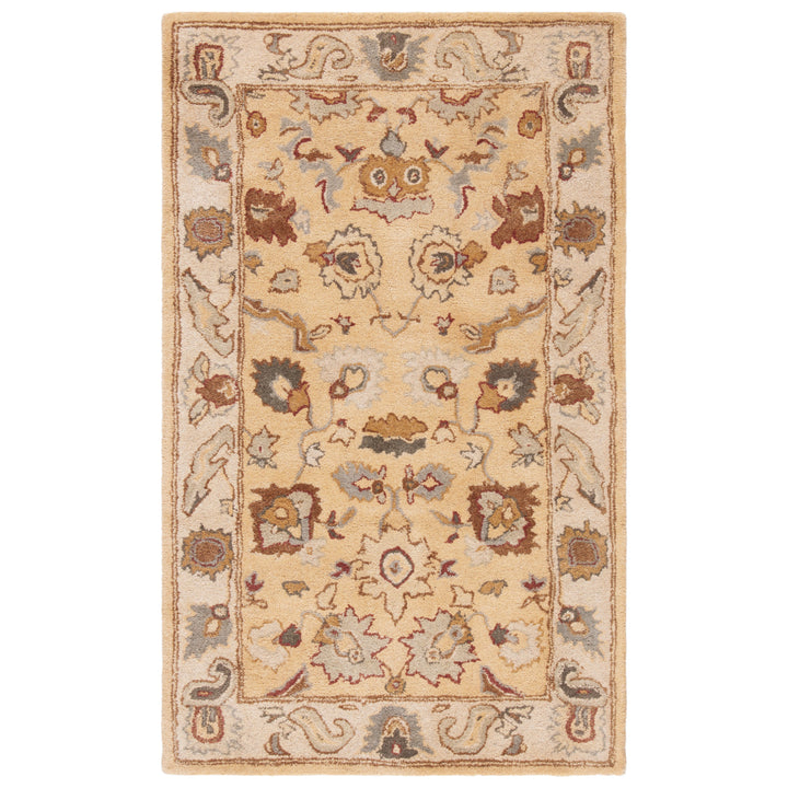 SAFAVIEH Bergama BRG136A Handmade Taupe / Ivory Rug Image 9