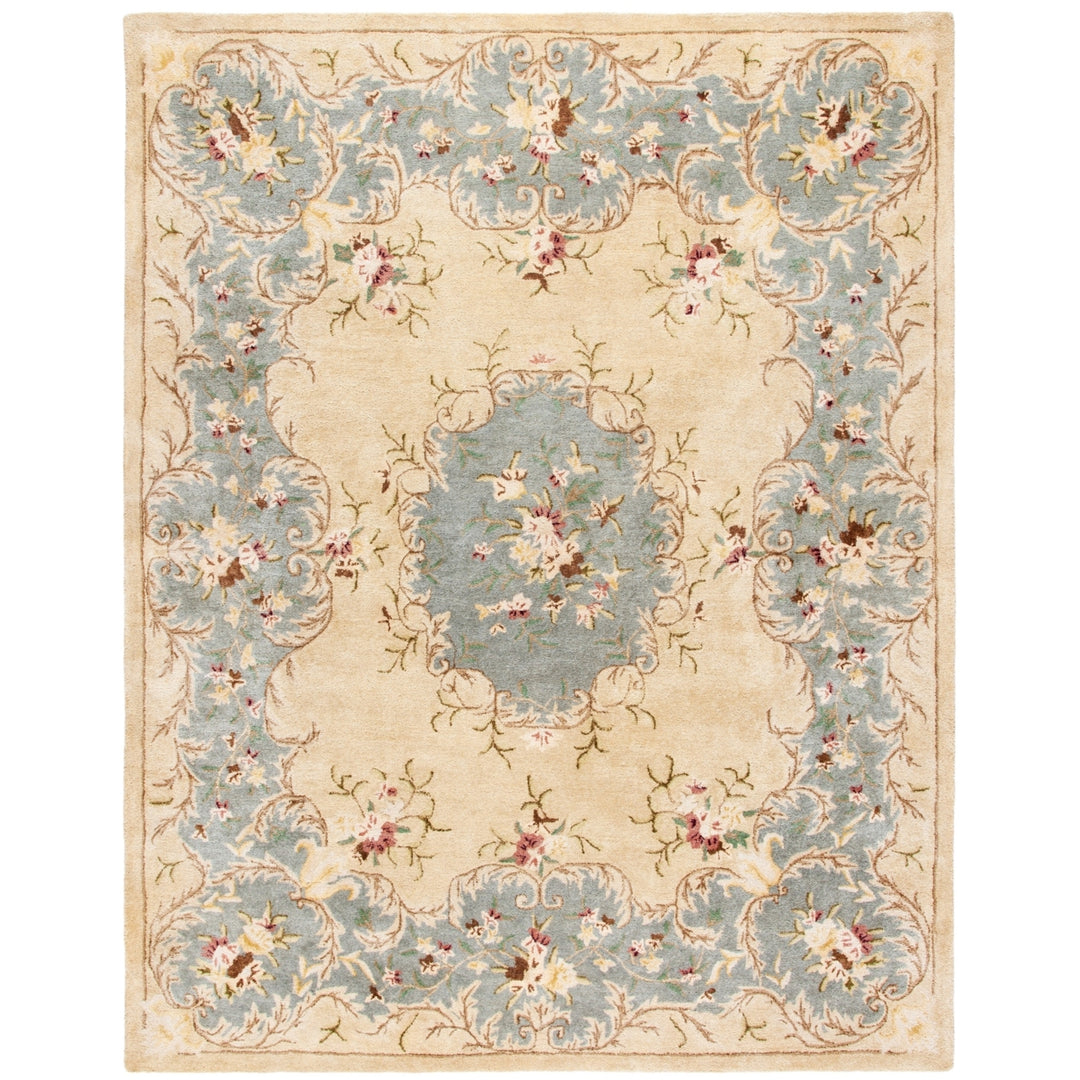 SAFAVIEH BRG166A Bergama Ivory / Light Blue Image 1