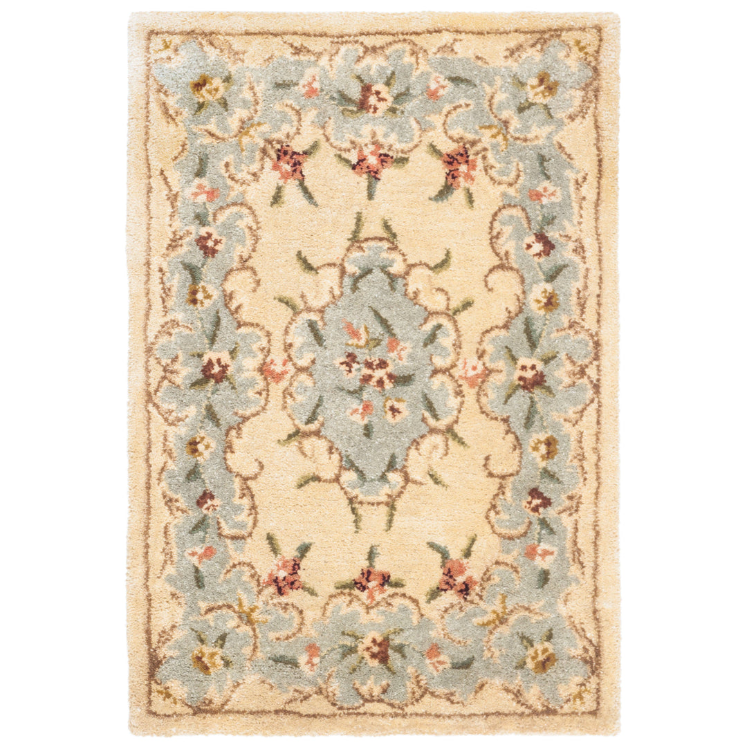 SAFAVIEH BRG166A Bergama Ivory / Light Blue Image 2