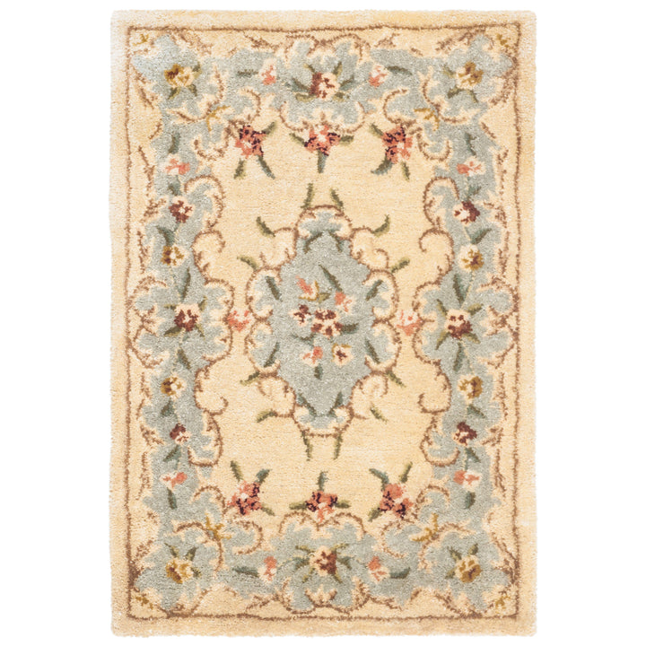 SAFAVIEH BRG166A Bergama Ivory / Light Blue Image 2