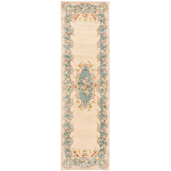 SAFAVIEH BRG166A Bergama Ivory / Light Blue Image 1