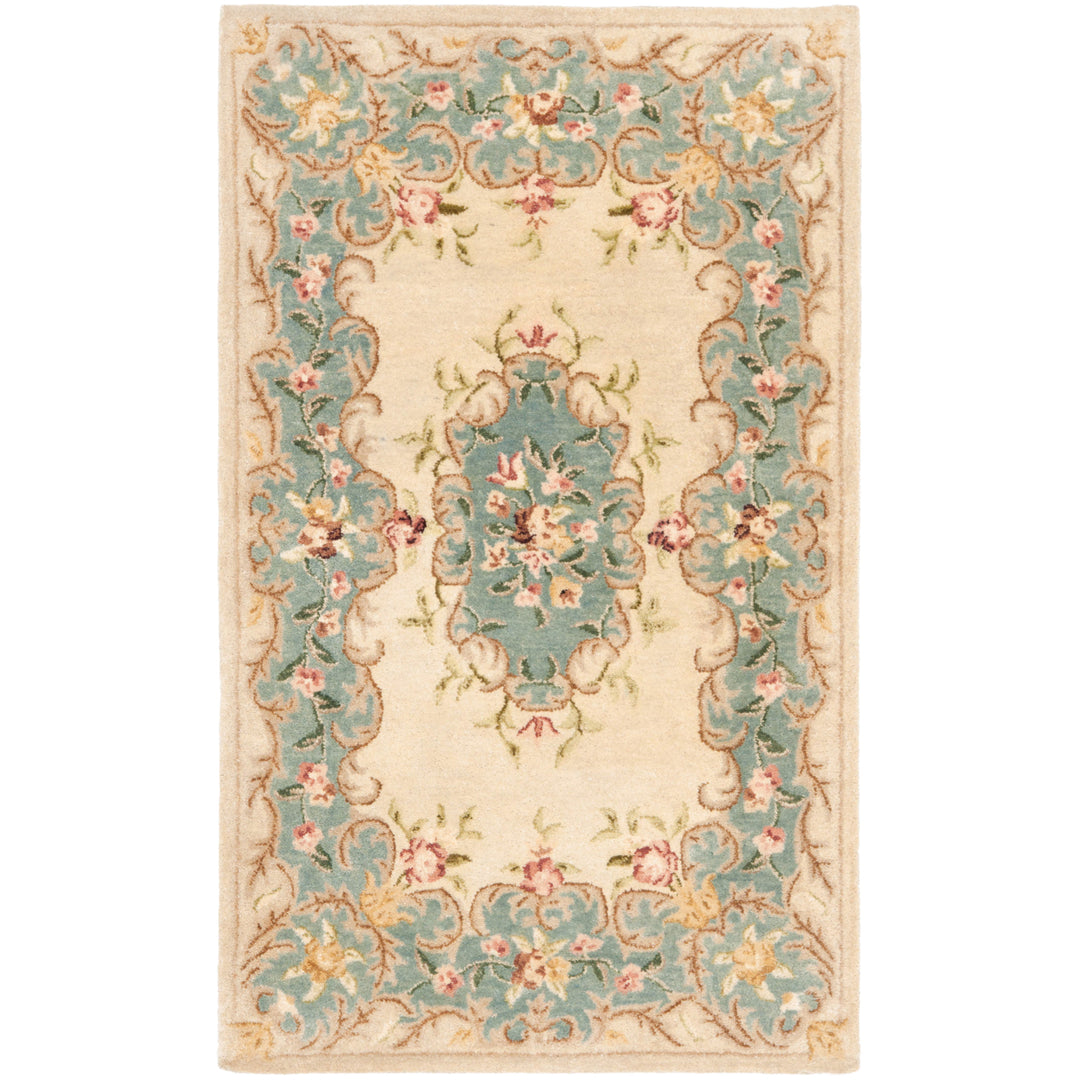 SAFAVIEH BRG166A Bergama Ivory / Light Blue Image 4