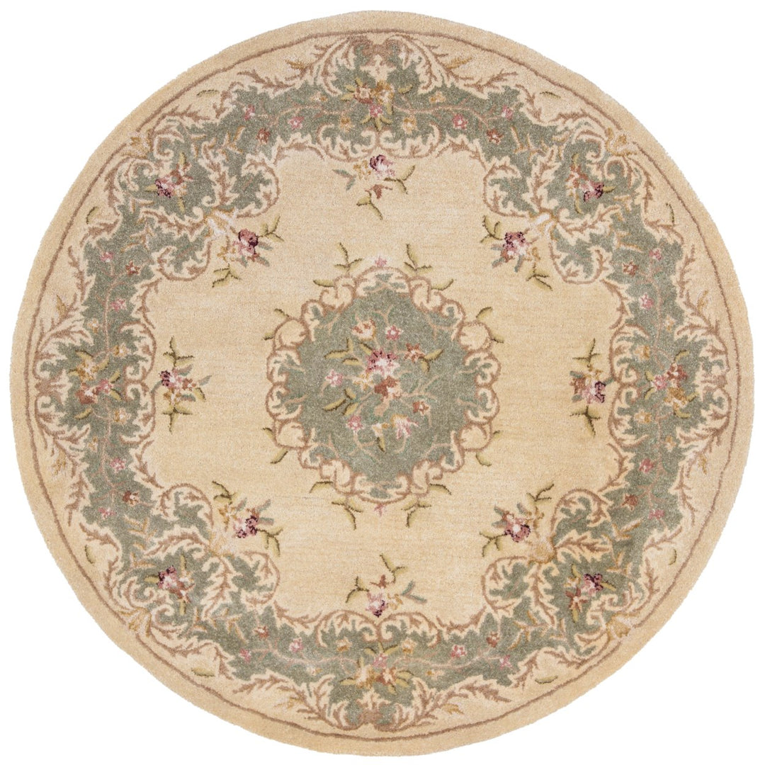 SAFAVIEH BRG166A Bergama Ivory / Light Blue Image 1