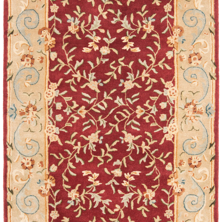 SAFAVIEH Bergama BRG164A Handmade Red / Dark Beige Rug Image 10