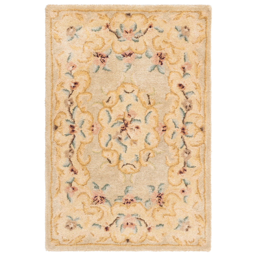 SAFAVIEH BRG166B Bergama Light Green / Beige Image 2