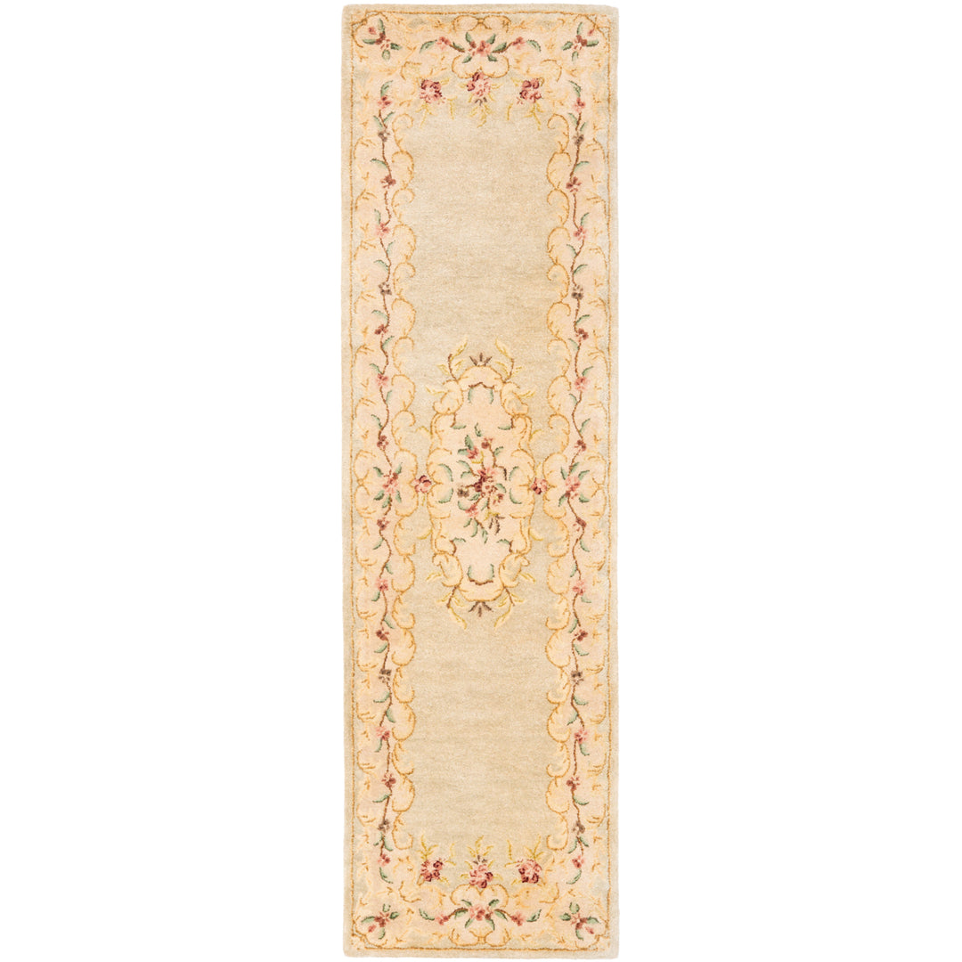 SAFAVIEH BRG166B Bergama Light Green / Beige Image 3