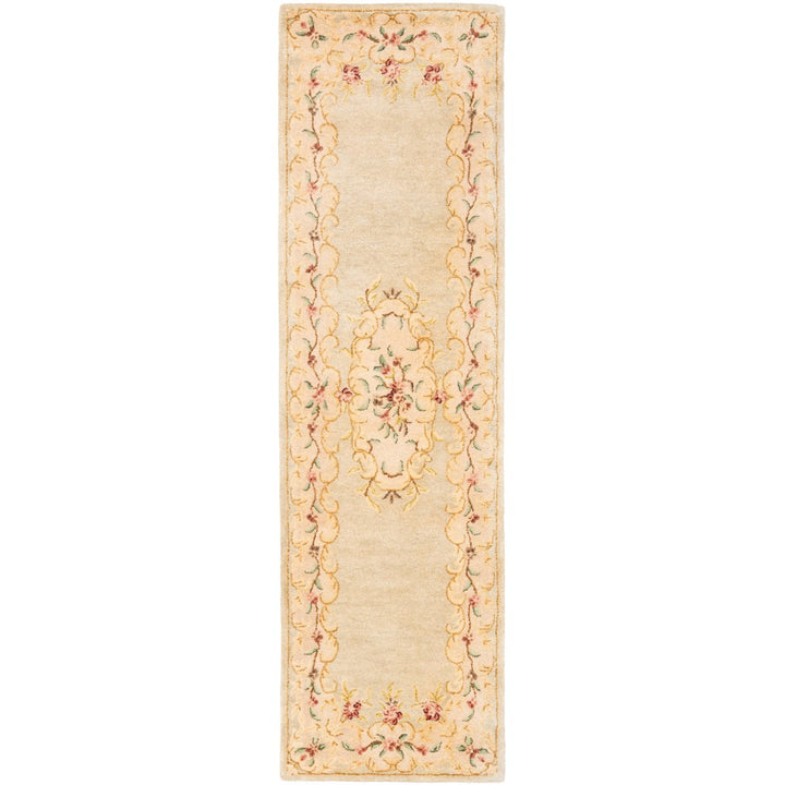 SAFAVIEH BRG166B Bergama Light Green / Beige Image 1