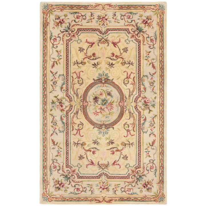 SAFAVIEH Bergama BRG168A Handmade Light Gold / Beige Rug Image 1