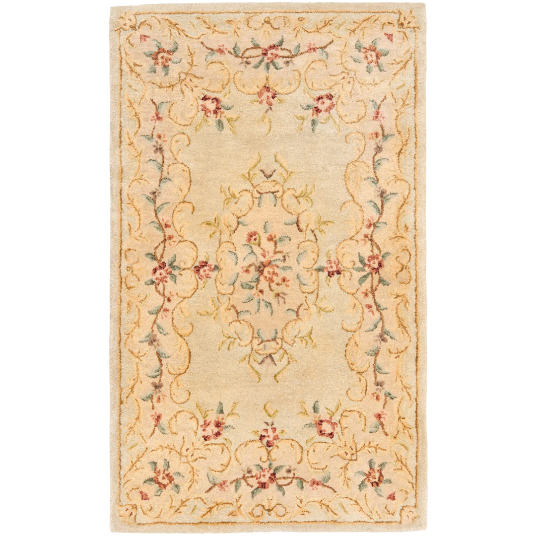 SAFAVIEH BRG166B Bergama Light Green / Beige Image 4