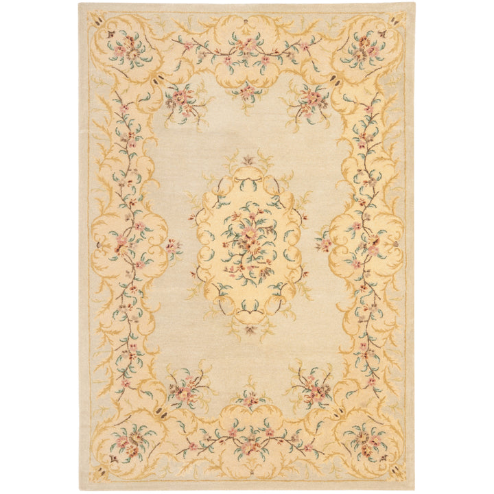 SAFAVIEH BRG166B Bergama Light Green / Beige Image 5