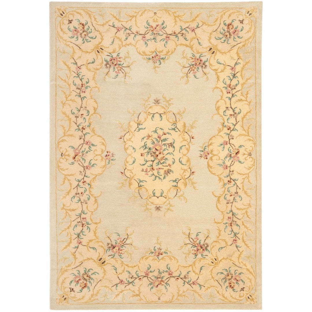 SAFAVIEH BRG166B Bergama Light Green / Beige Image 1