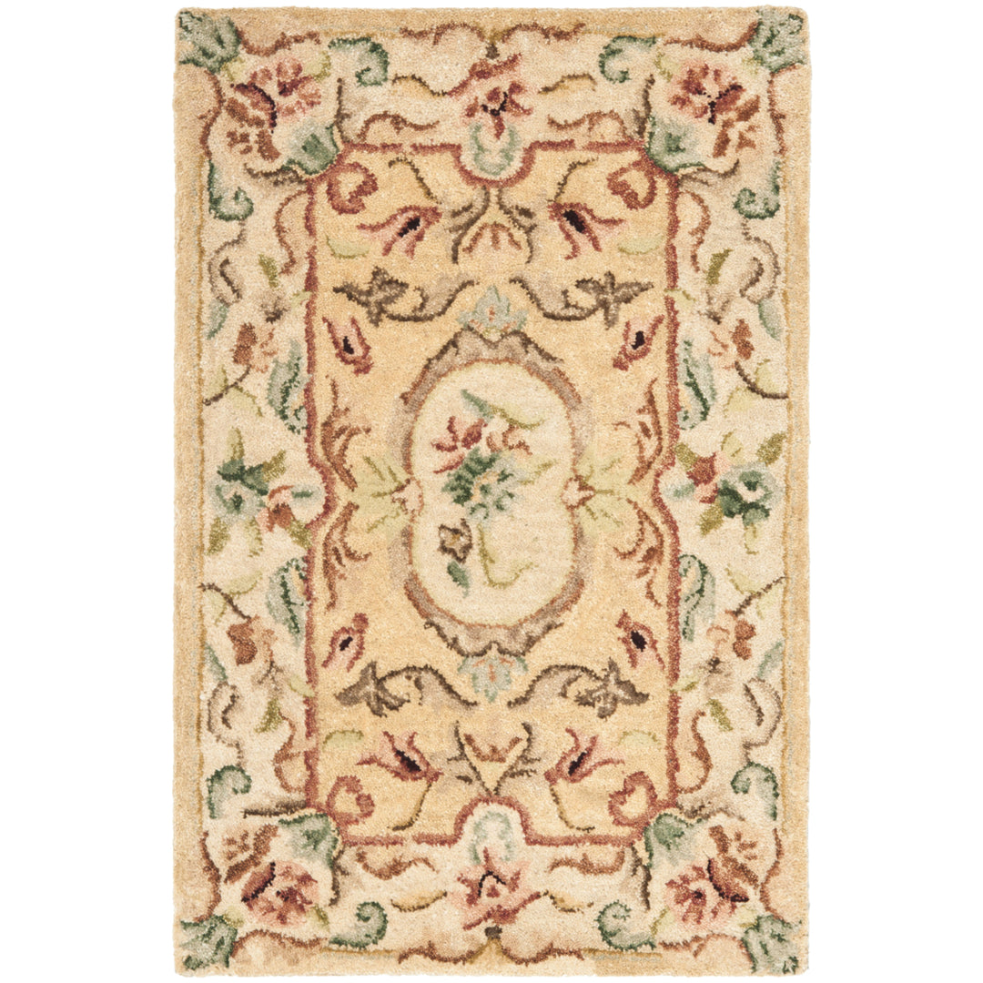 SAFAVIEH Bergama BRG168A Handmade Light Gold / Beige Rug Image 9