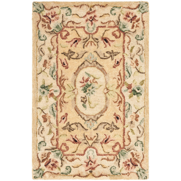 SAFAVIEH Bergama BRG168A Handmade Light Gold / Beige Rug Image 9