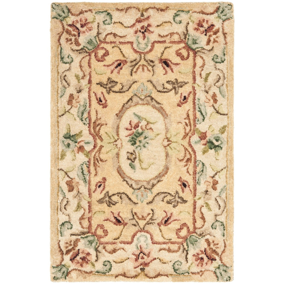 SAFAVIEH Bergama BRG168A Handmade Light Gold / Beige Rug Image 1