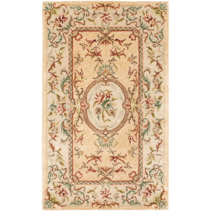 SAFAVIEH Bergama BRG168A Handmade Light Gold / Beige Rug Image 10