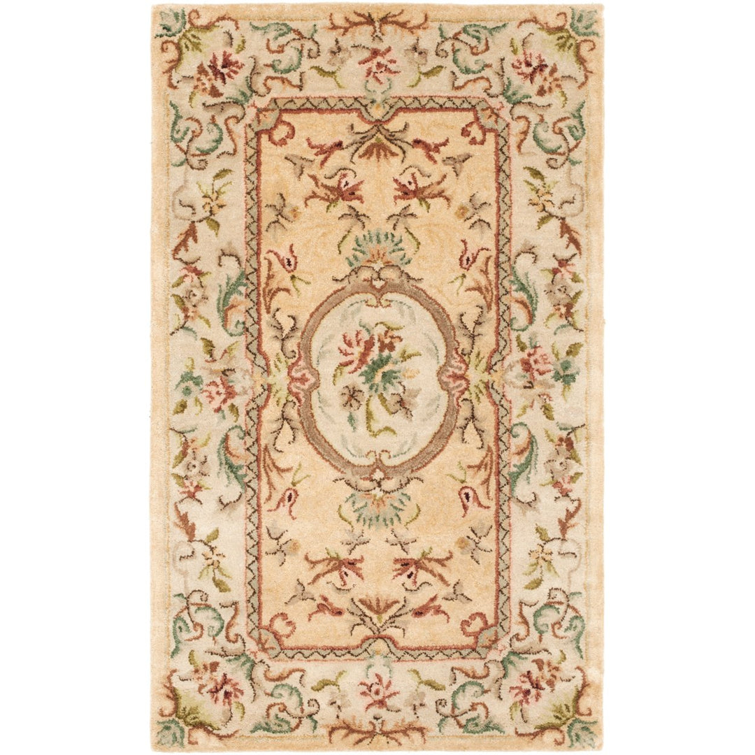 SAFAVIEH Bergama BRG168A Handmade Light Gold / Beige Rug Image 1