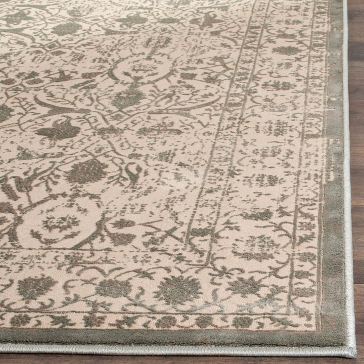 SAFAVIEH Brilliance Collection BRL502A Cream / Sage Rug Image 4