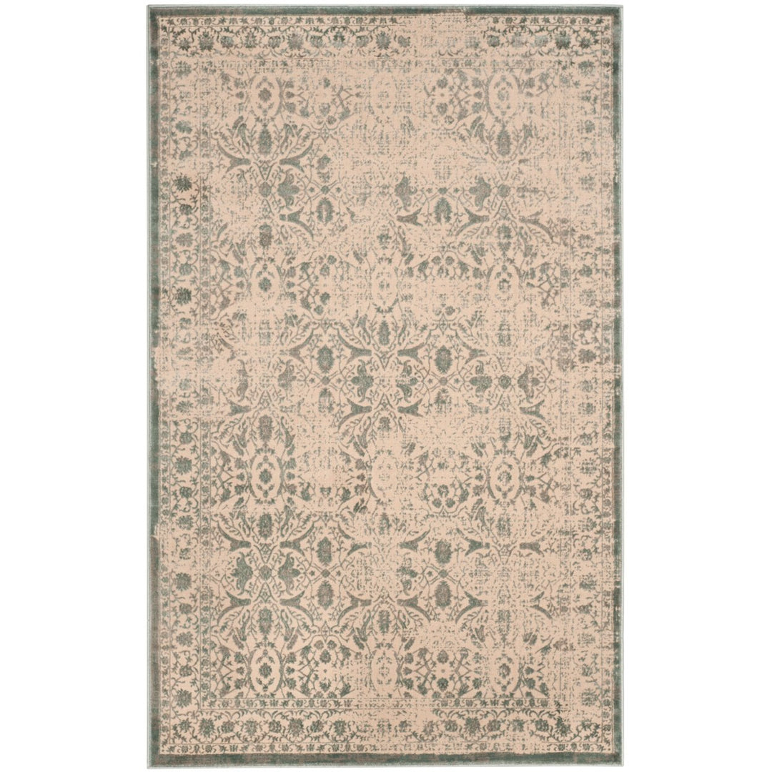 SAFAVIEH Brilliance Collection BRL502A Cream / Sage Rug Image 5