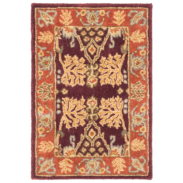 SAFAVIEH Bergama BRG190C Handmade Red / Rust Rug Image 8