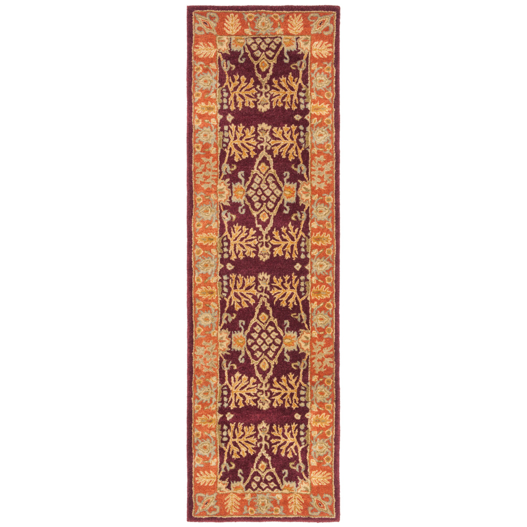 SAFAVIEH Bergama BRG190C Handmade Red / Rust Rug Image 9