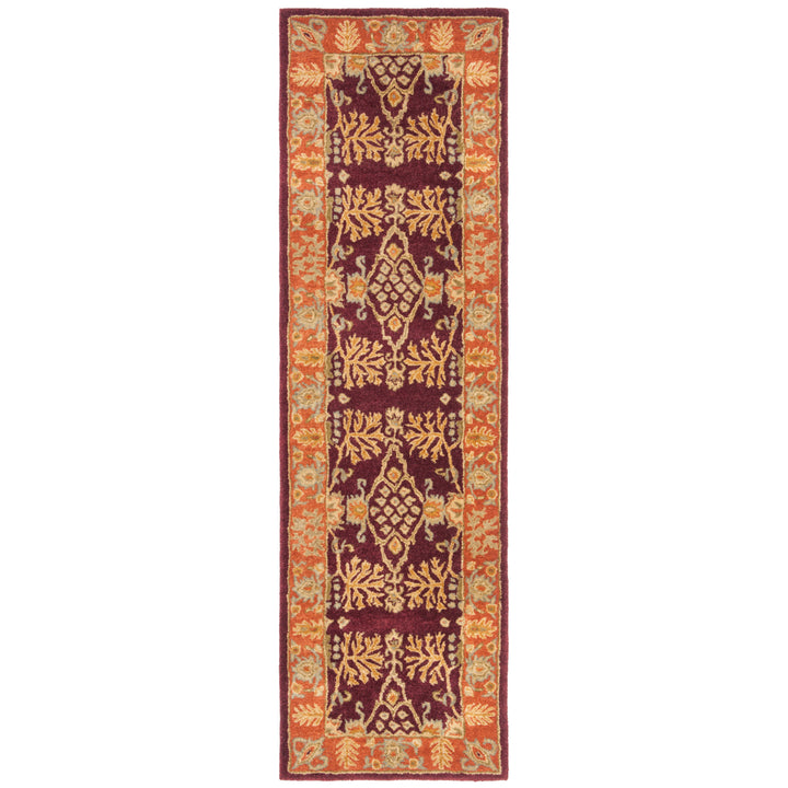 SAFAVIEH Bergama BRG190C Handmade Red / Rust Rug Image 9