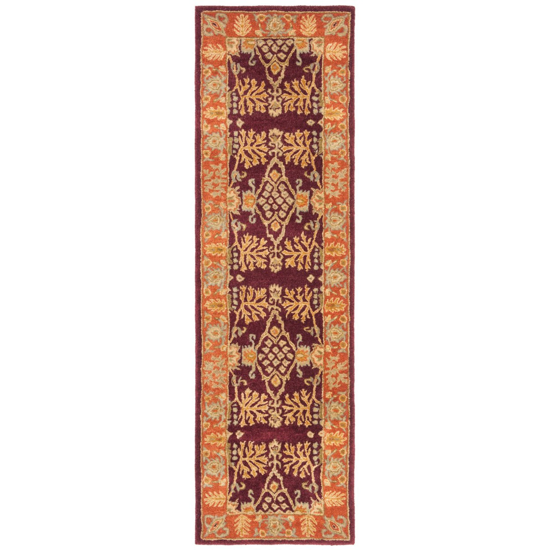 SAFAVIEH Bergama BRG190C Handmade Red / Rust Rug Image 1