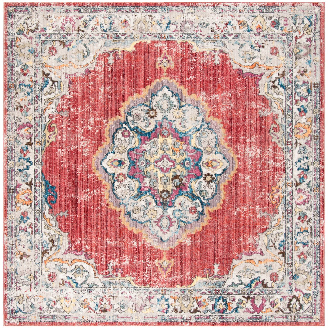 SAFAVIEH Bristol Collection BTL343B Rose / Light Grey Rug Image 1