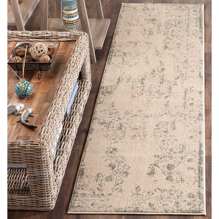 SAFAVIEH Brilliance BRL502B Cream / Light Blue Rug Image 3