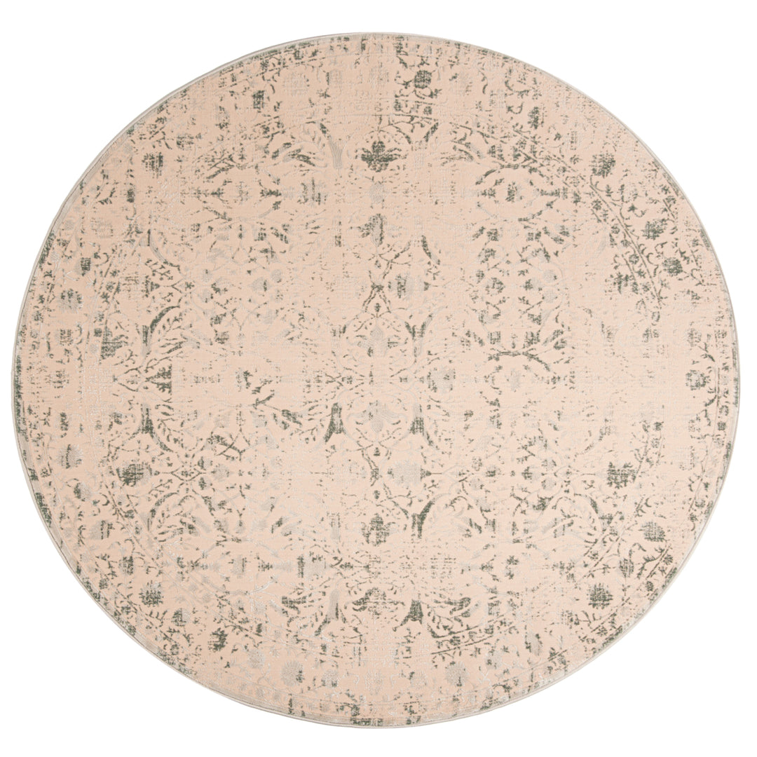 SAFAVIEH Brilliance BRL502B Cream / Light Blue Rug Image 4