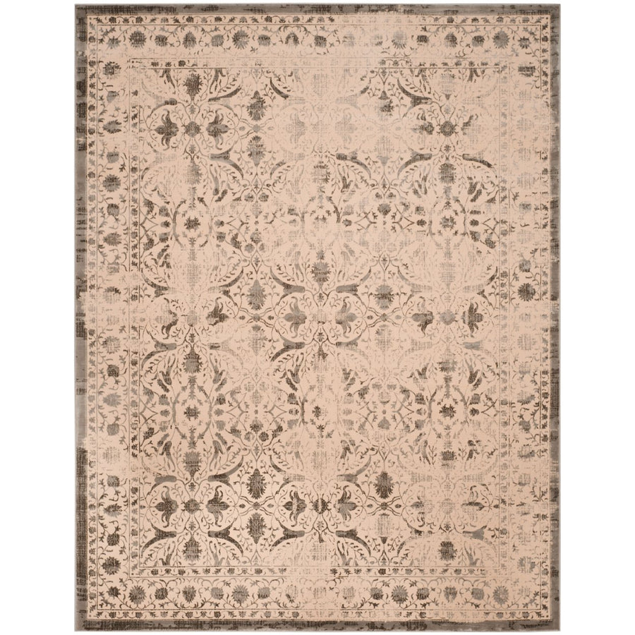 SAFAVIEH Brilliance Collection BRL502G Cream / Grey Rug Image 1