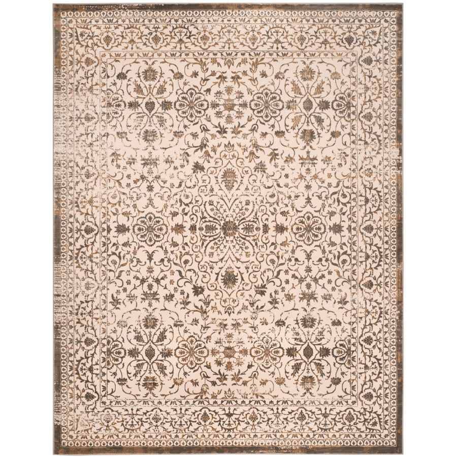 SAFAVIEH Brilliance Collection BRL504D Cream / Bronze Rug Image 1