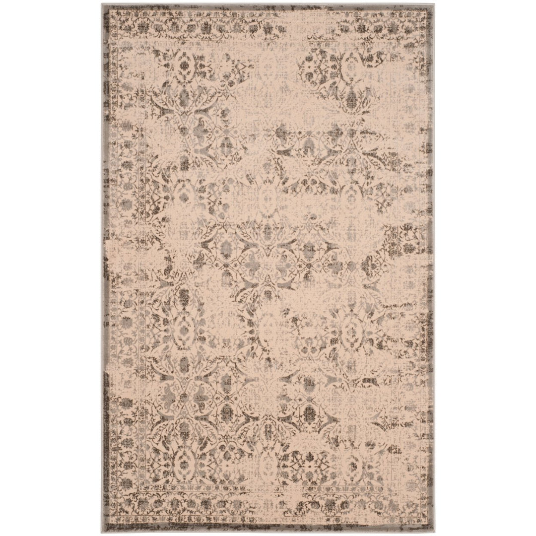 SAFAVIEH Brilliance Collection BRL502G Cream / Grey Rug Image 5