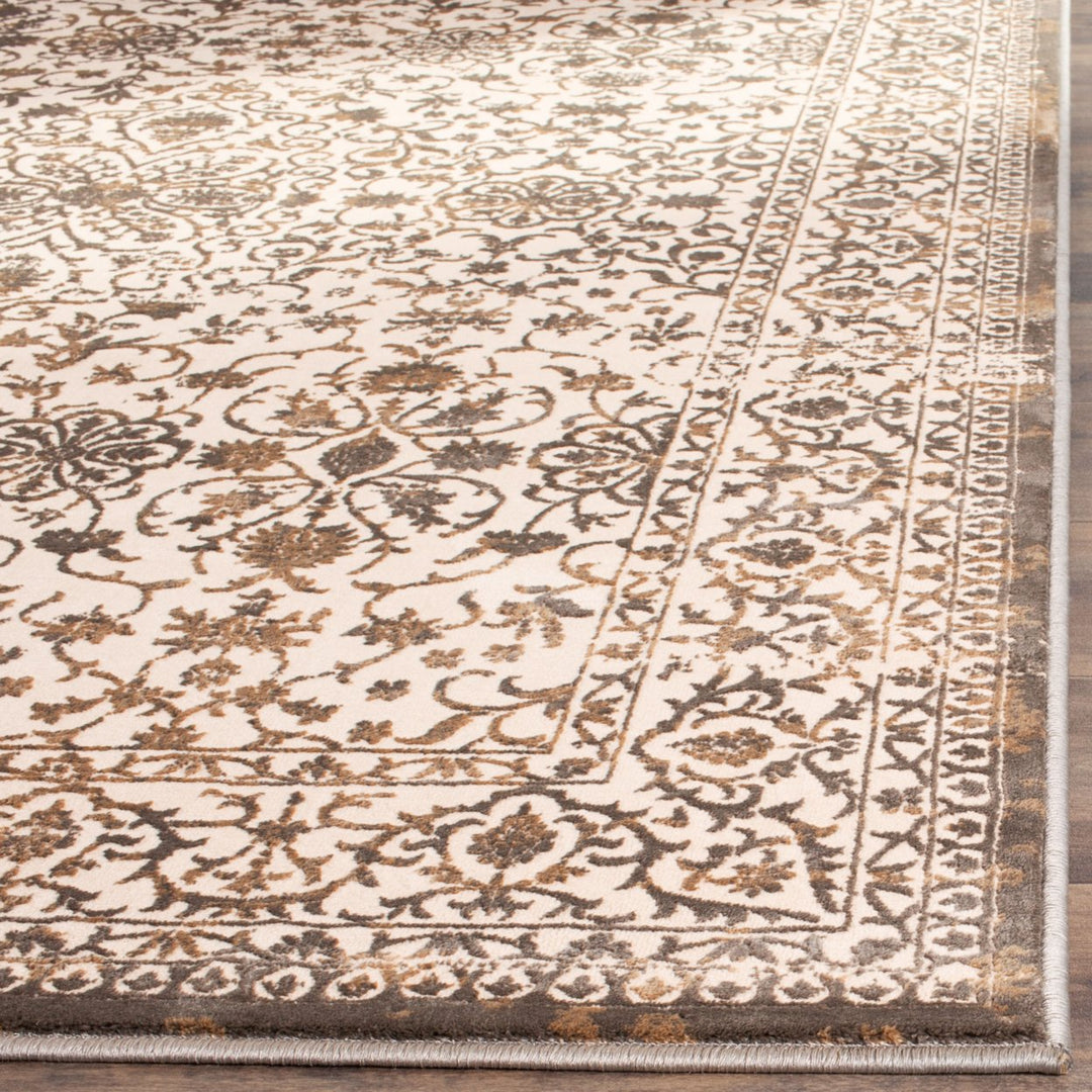 SAFAVIEH Brilliance Collection BRL504D Cream / Bronze Rug Image 6