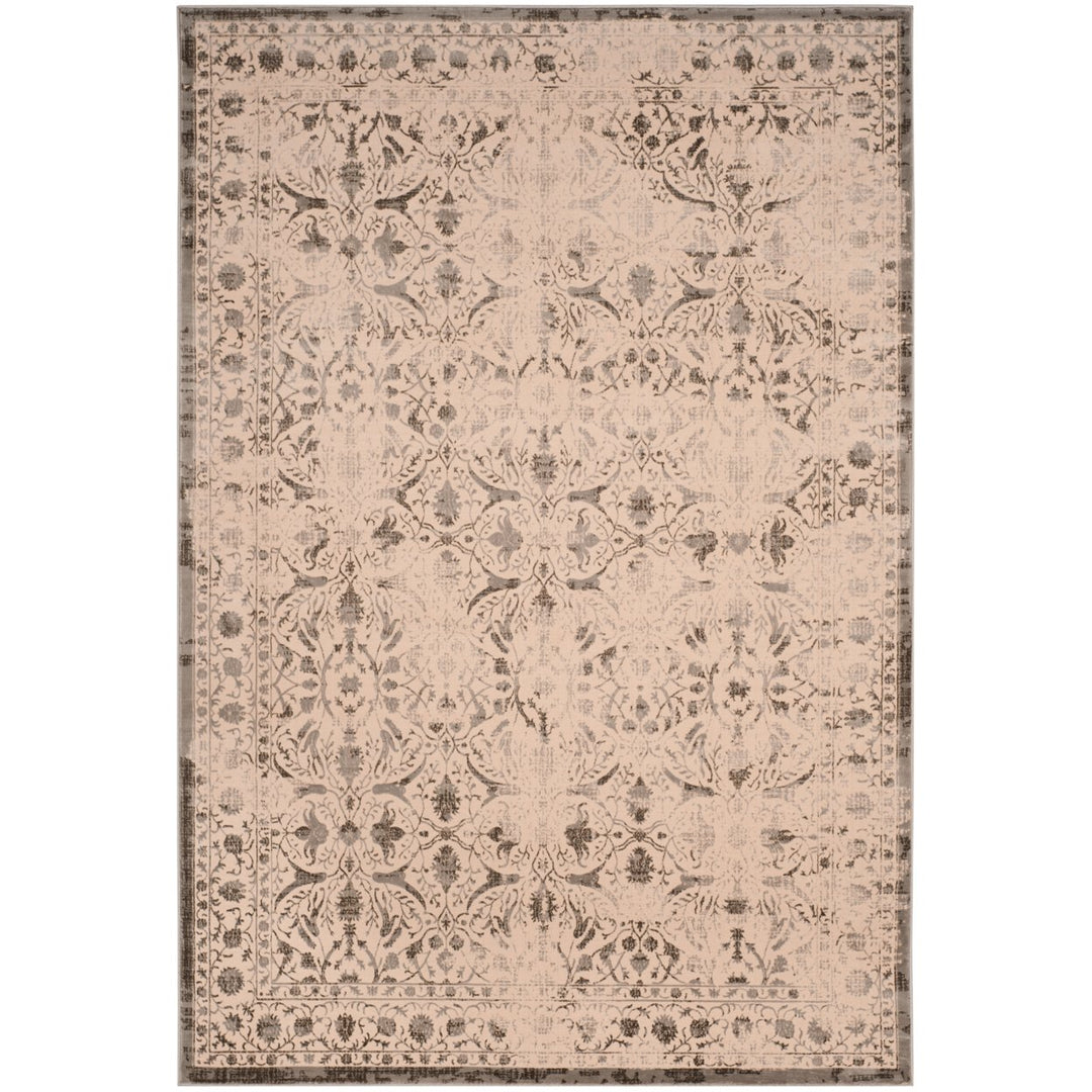 SAFAVIEH Brilliance Collection BRL502G Cream / Grey Rug Image 7