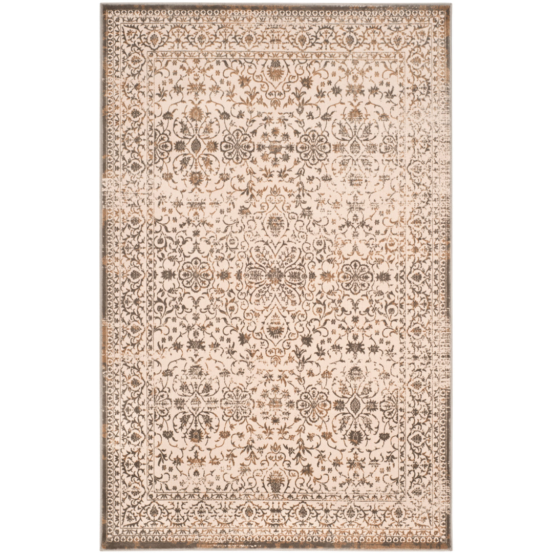 SAFAVIEH Brilliance Collection BRL504D Cream / Bronze Rug Image 1