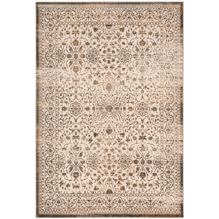 SAFAVIEH Brilliance Collection BRL504D Cream / Bronze Rug Image 1