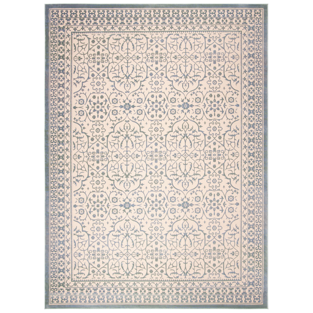 SAFAVIEH Brilliance Collection BRL508A Cream / Sage Rug Image 1