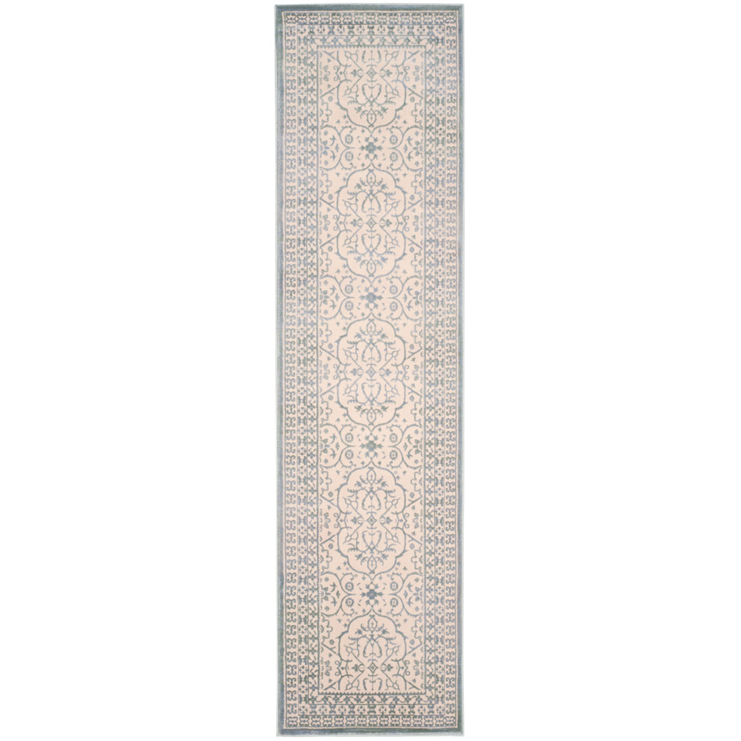 SAFAVIEH Brilliance Collection BRL508A Cream / Sage Rug Image 5