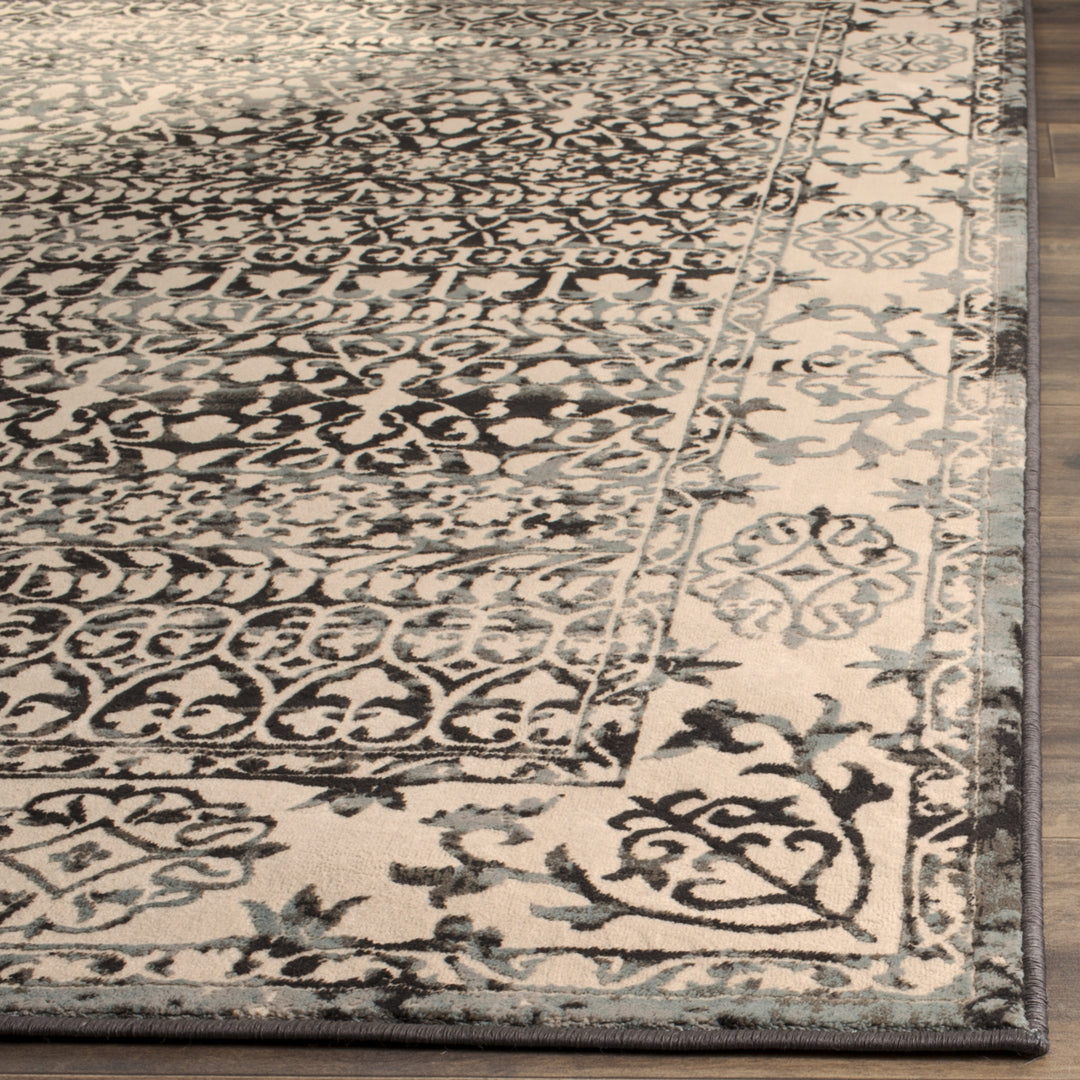 SAFAVIEH Brilliance BRL506K Cream / Dark Grey Rug Image 4