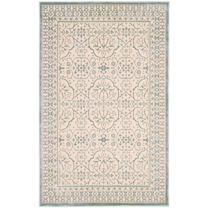 SAFAVIEH Brilliance Collection BRL508A Cream / Sage Rug Image 7