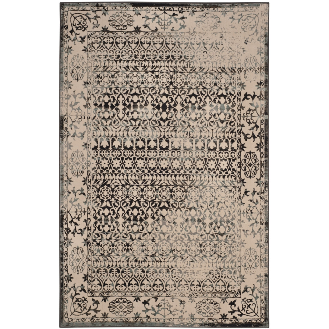 SAFAVIEH Brilliance BRL506K Cream / Dark Grey Rug Image 5