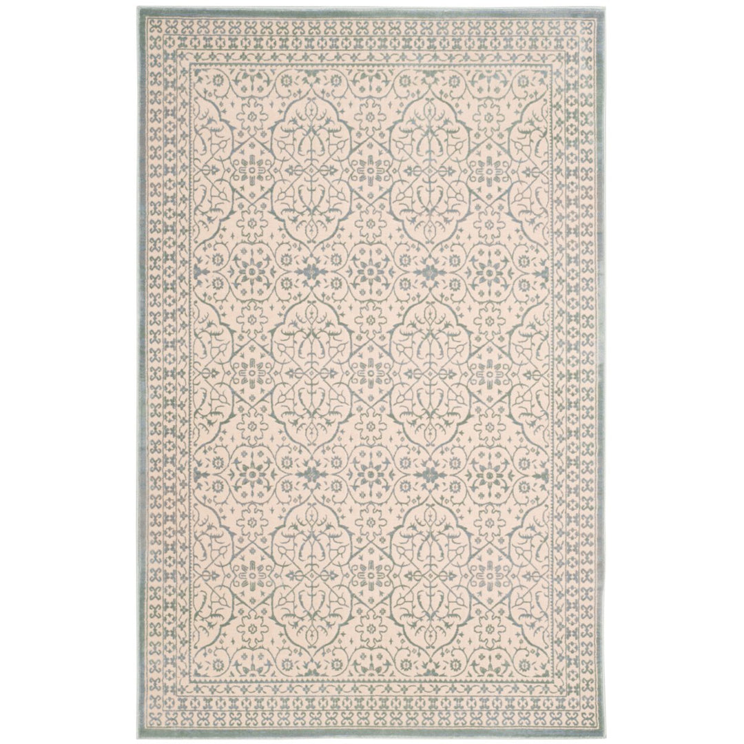 SAFAVIEH Brilliance Collection BRL508A Cream / Sage Rug Image 8