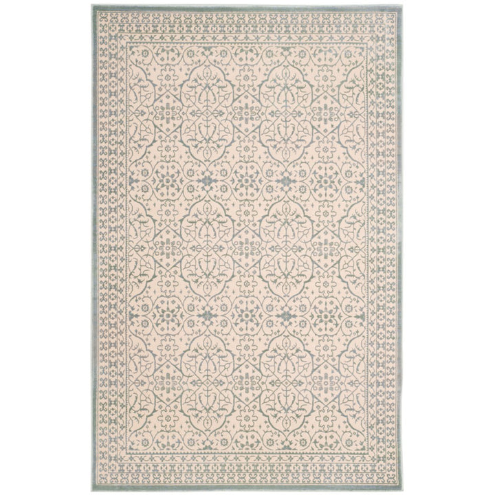 SAFAVIEH Brilliance Collection BRL508A Cream / Sage Rug Image 8